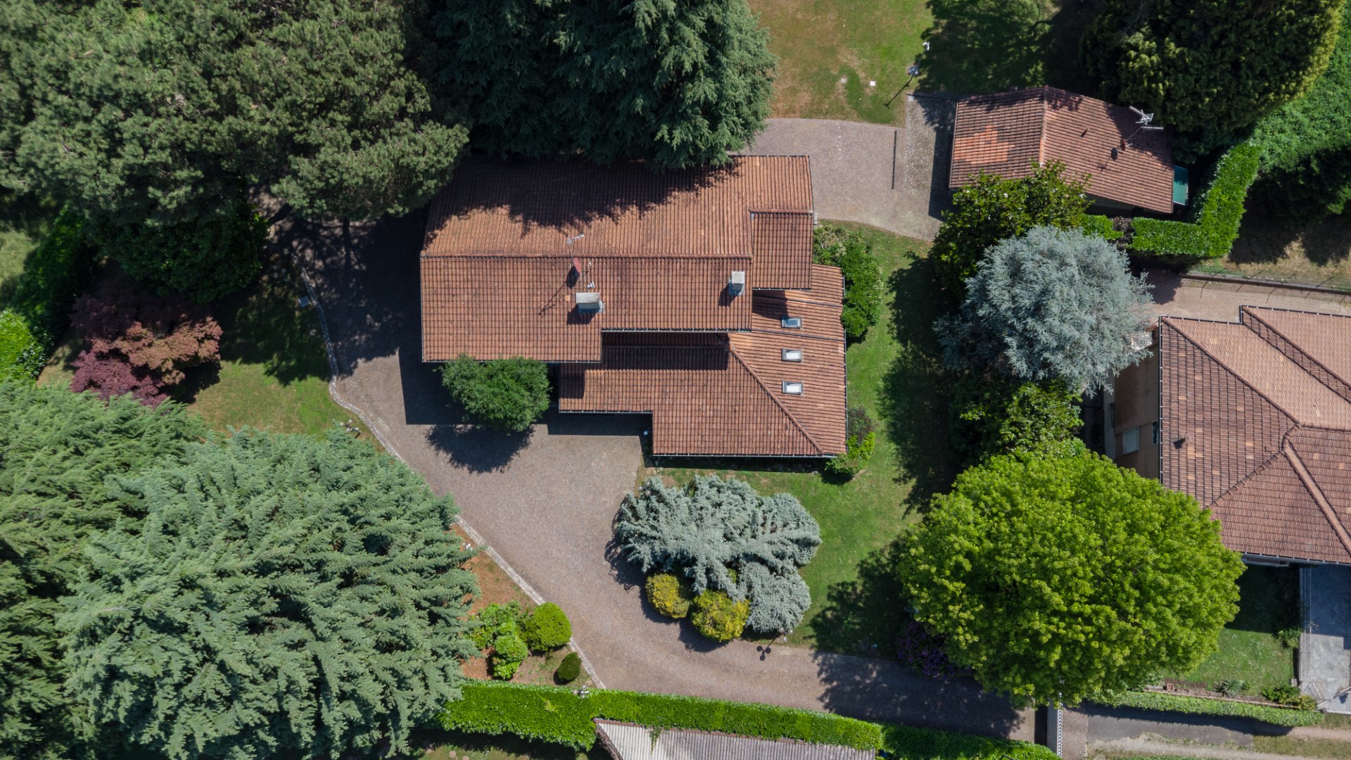 Dettaglio della villa