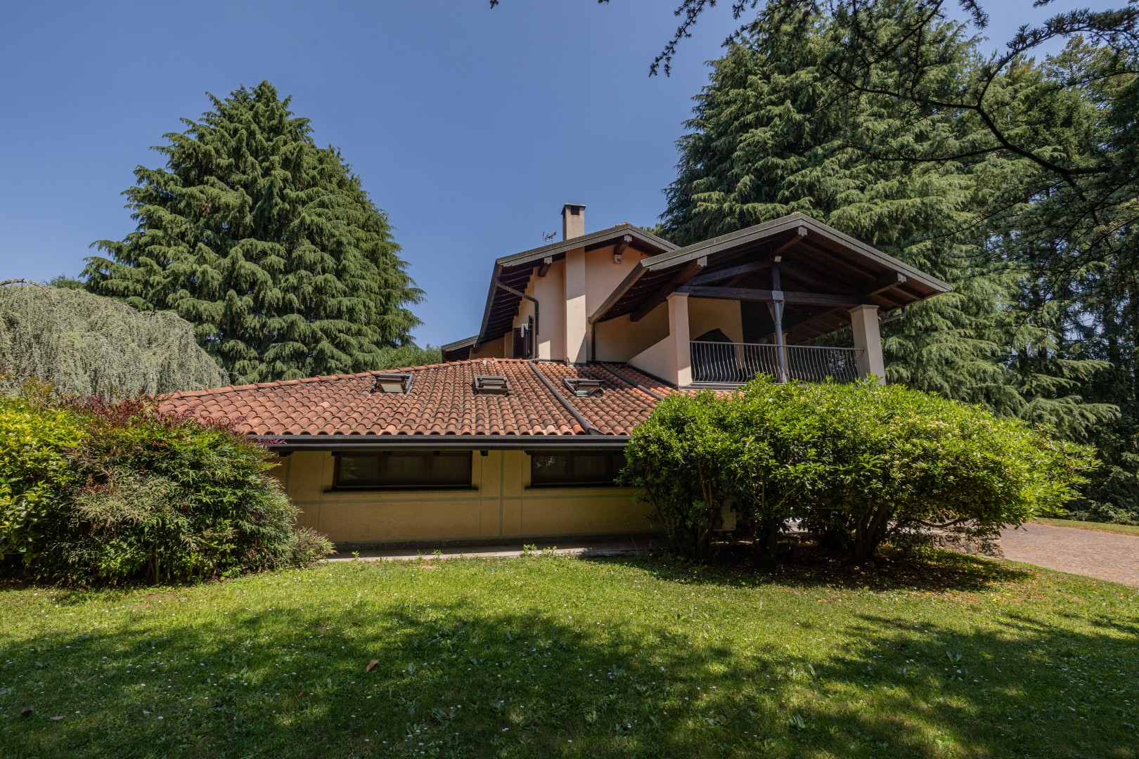 Dettaglio della villa