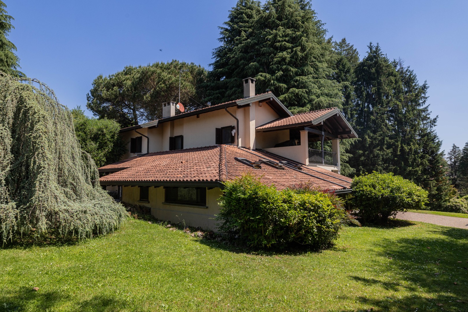 Dettaglio della villa