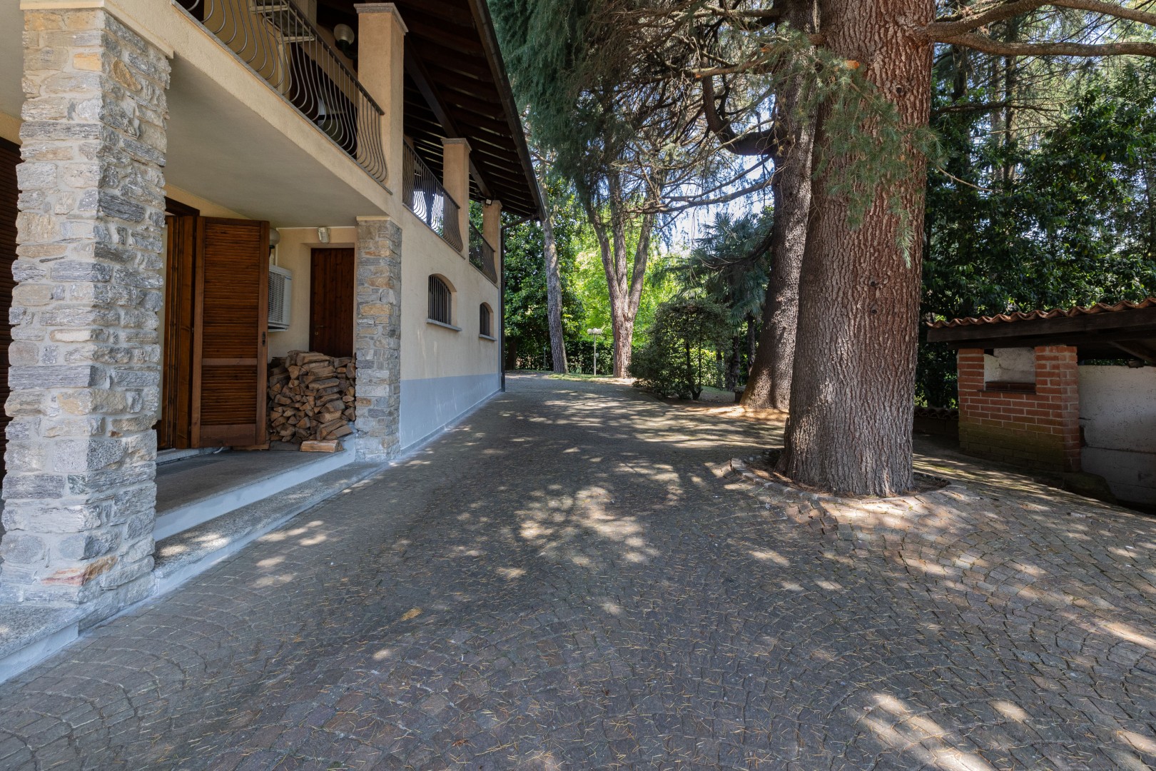 Dettaglio della villa