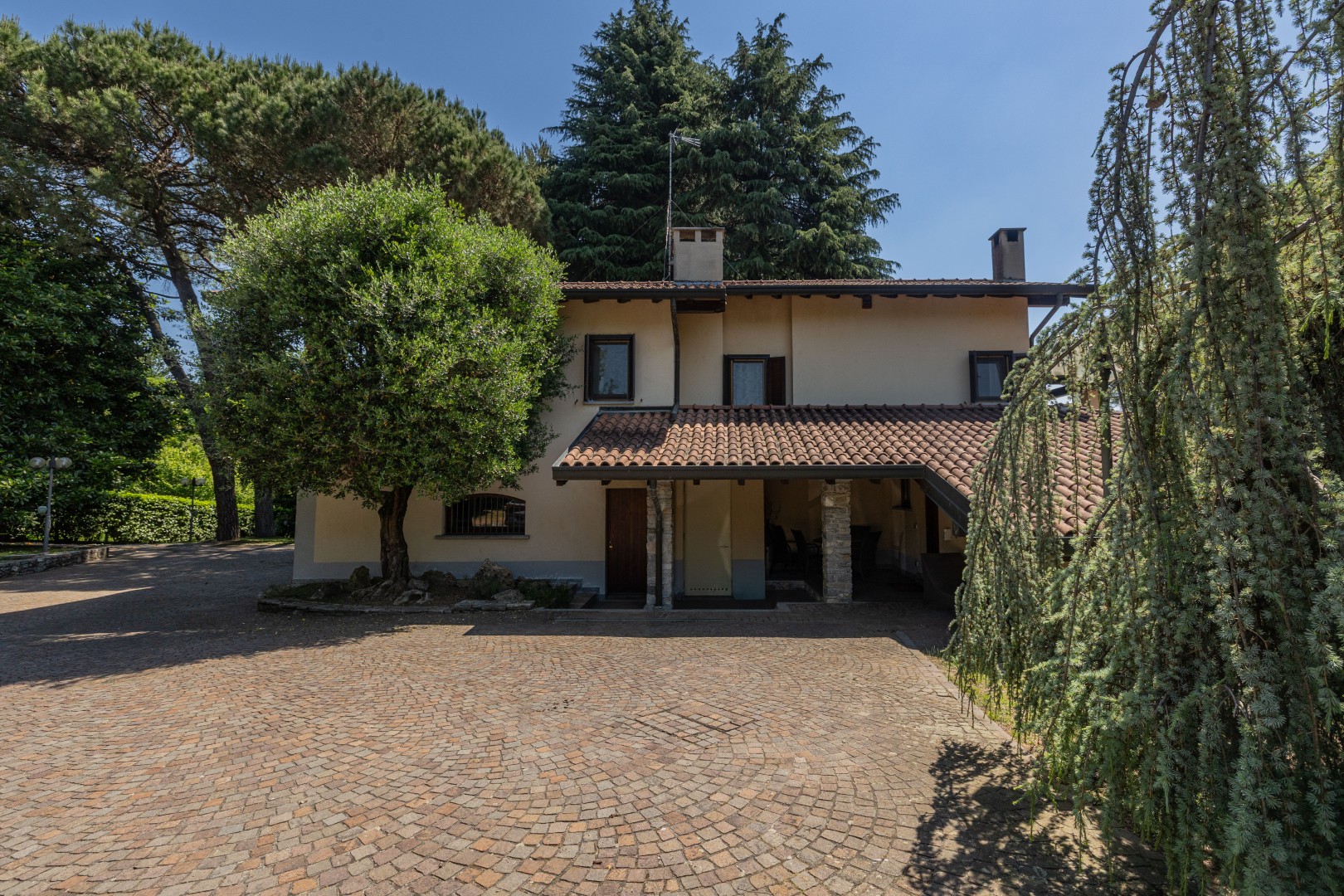 Dettaglio della villa