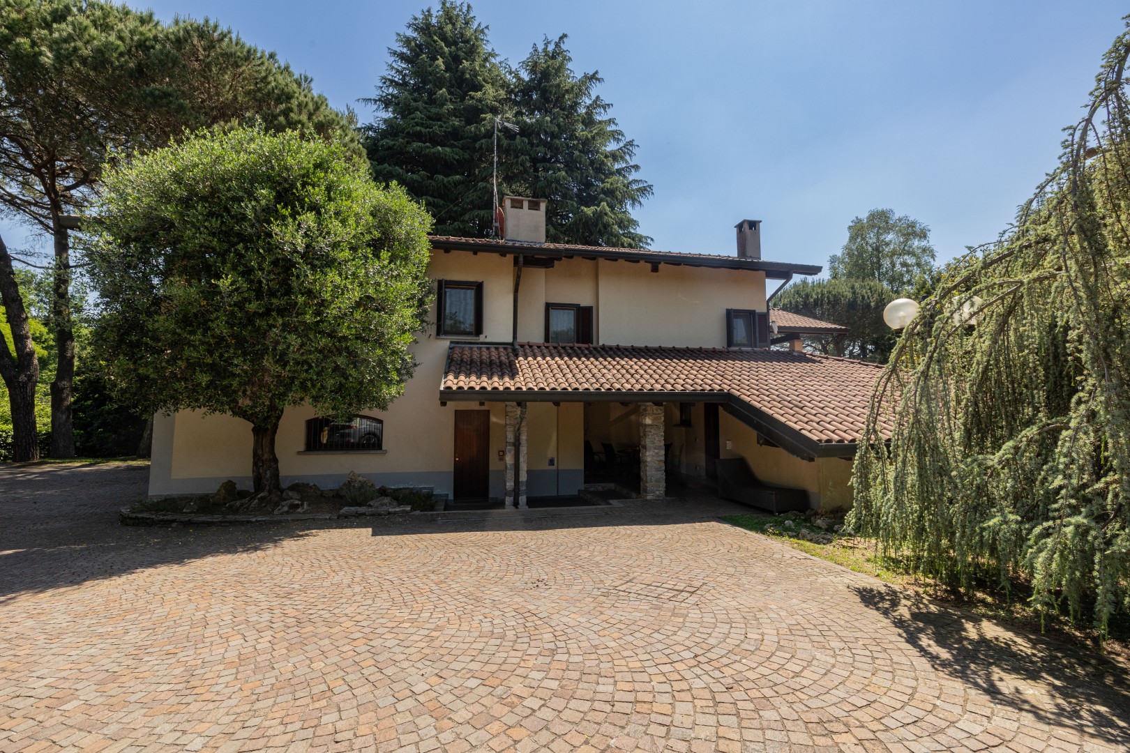 Dettaglio della villa