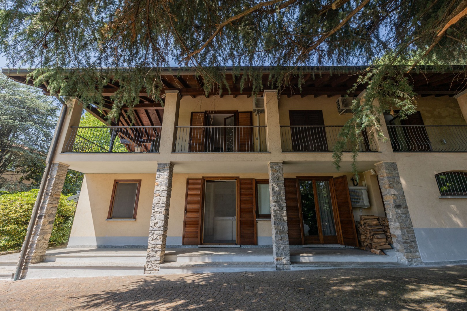 Dettaglio della villa